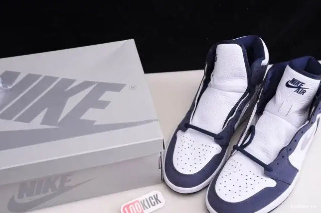 Rep Kickmax DC1788-100 Navy AIR Retro Midnight (2020) 1 High Jordan 0426